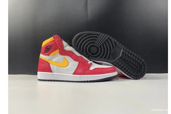 Light OG Red 555088-603 High 555088-603 AIR Fusion 1 Retro Jordan 0208